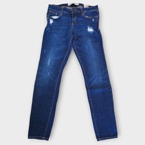 Abercrombie & Fitch - A&F Super Skinny Ankle Jeans Distressed Size 4R - 27W 31L